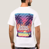 T-shirt zomer vibes (Achterkant)