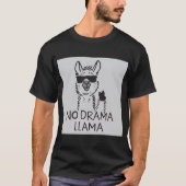 T-shirt zonder drama llama (Voorkant)