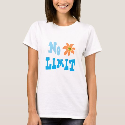 T-shirt zonder limiet (Voorkant)