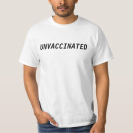 T-shirt zonder vaccinatie