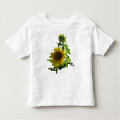 T-shirt - zonnebloem (kinder) (Voorkant)
