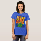 T shirt ~ Zonnebloemen (Voorkant volledig)