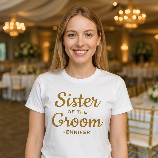T-shirt 'Zuster van de Bruidegom'