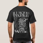 T-Shirt zwart design etnische patterned (Achterkant)