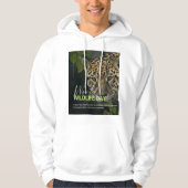 T-shirt, zwart en wit wereld wild leven hoodie (Voorkant)