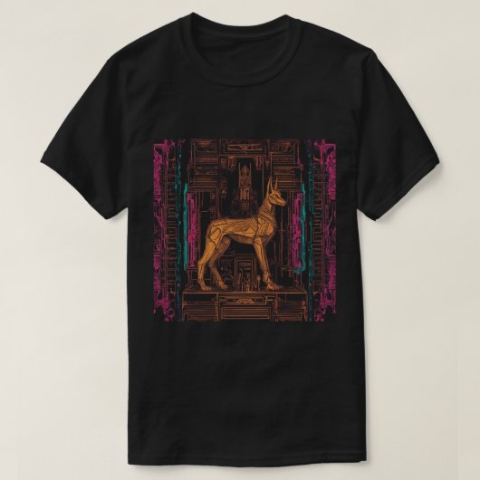 T-shirt, zwart, Hound T-shirt (Design voorkant)