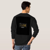 T-shirt zwart met lange mouwen (Achterkant volledig)