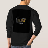 T-shirt zwart met lange mouwen (Achterkant)