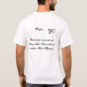 t-shirt zwart/wit Scorpio (Achterkant)