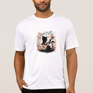T-shirt - Zwarte kat