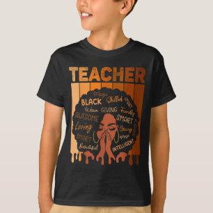 T-shirt Zwarte Leraar Magie Zwarte Geschiedenis