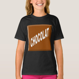 T-shirt Zwarte rots Design CHOCOLAT