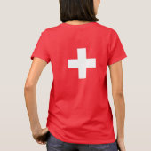 T-shirt Zwitserse juffrouw (Achterkant)