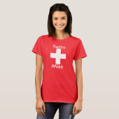 T-shirt Zwitserse juffrouw (Voorkant volledig)