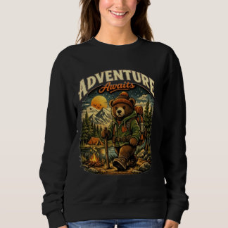 T-ShirtAvontuur Wacht Vintage Beer Wandelen Hoodie Trui
