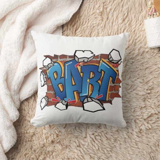 T-ShirtBART" Urban Graffiti Art - Breaking Through Kussen (Deken)