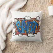 T-ShirtBART" Urbane Graffiti Kunst - Doorbreken Kussen (Deken)