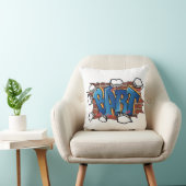 T-ShirtBART" Urbane Graffiti Kunst - Doorbreken Kussen (Stoel)