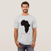 T-    ShirtBlack Afrika stopt het doden T-shirt (Voorkant volledig)