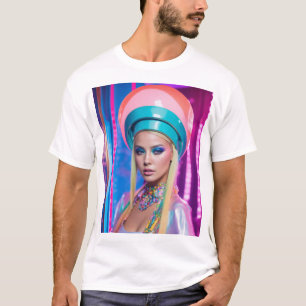 T-shirtDe Pop van het pastelfuturisme T-shirt