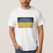 T Shirten met Oekraïense vlag T-shirt (Voorkant)
