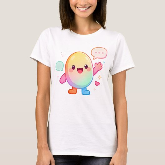 T-shirtHet Grappige Ei Leven T-shirt (Voorkant)