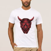 T-ShirtJapanese Oni Mask – Traditional Mythical De T-shirt (Voorkant)