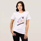 T-shirtliefde Tri-Blend Shirt (Voorkant volledig)