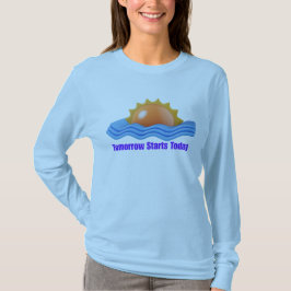T-ShirtMorgen Begint Vandaag – Motiverende Inspira T-shirt