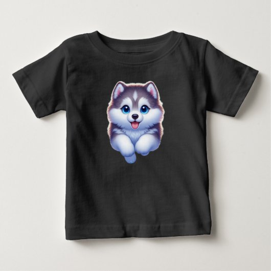 T-shirtontwerp met zoete hond (Voorkant)