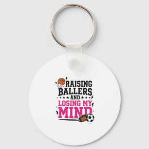 T-Shirtontwerp voor sportieve moeder van Ballers V Sleutelhanger
