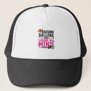 T-Shirtontwerp voor sportieve moeder van Ballers V Trucker Pet