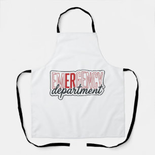 T-shirtontwerp voor typografie op de afdeling spoe schort