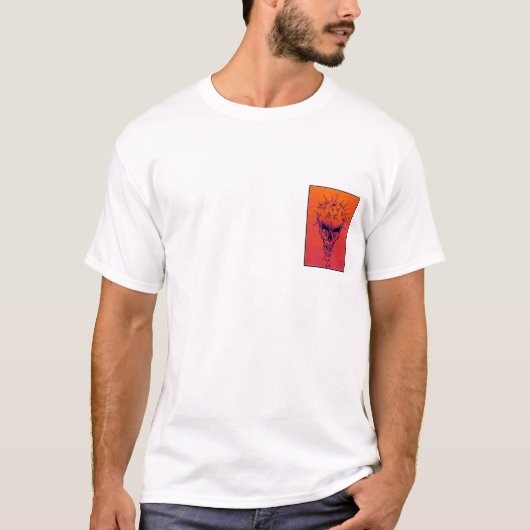 T-shirtpin vuur t-shirt (Voorkant)