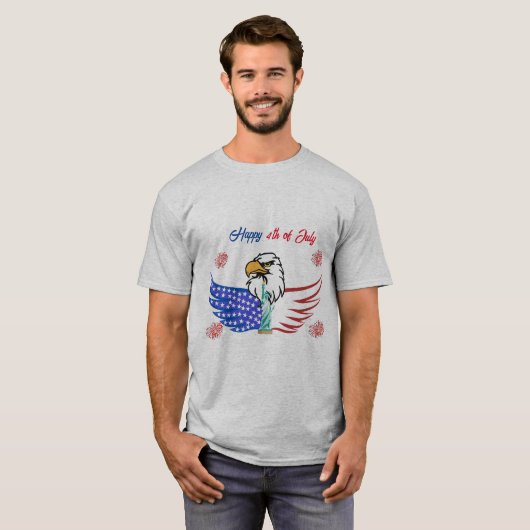 T - shirts 4th of July Design (Voorkant volledig)