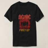 T-shirts ACDC Power Up Rock Band (Design voorkant)