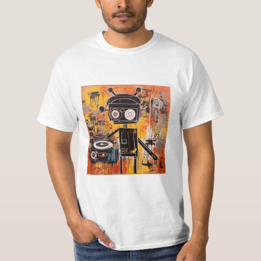 T-Shirts art abstracte DJ (Voorkant)