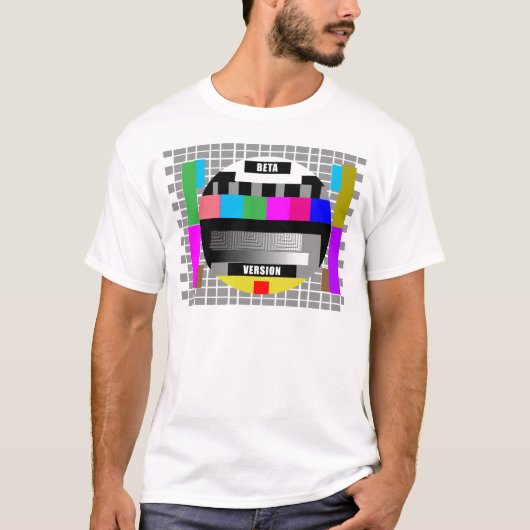 T - shirts, BETA-VERSIETESTPATROON T-shirt (Voorkant)