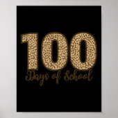 T - shirts Cheetah Leopard 100 dagen school Poster (Voorkant)