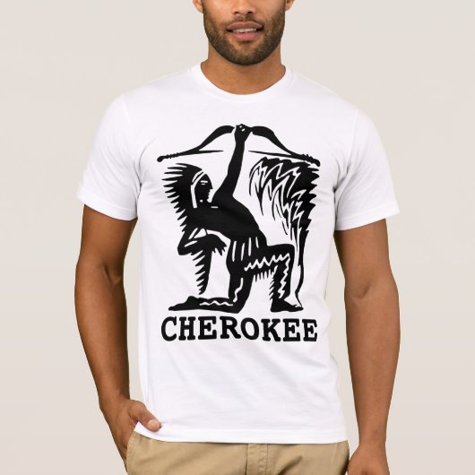 T-SHIRTS CHEROKEE INDIAN T-SHIRTS (Voorkant)
