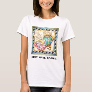 T-SHIRTS - COOLE BONEN! COFFEEKUNST