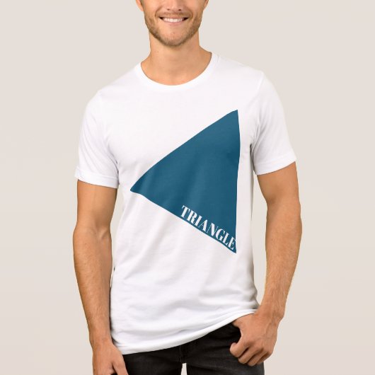 T-shirts - Driehoek Abstract (Voorkant)