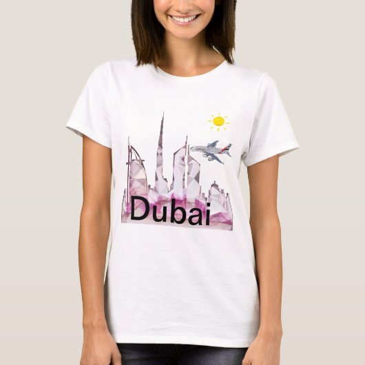 T-shirts Dubai topjes t-shirt klassiek (Voorkant)