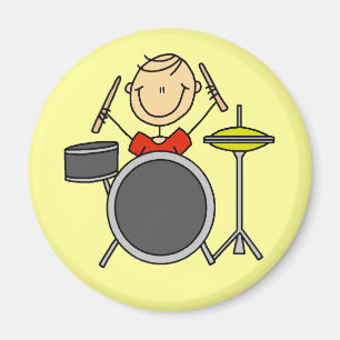 T-shirts en cadeaus met mannelijke stickfigure-dru magneet