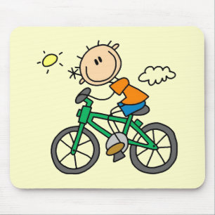 T-shirts en cadeaus met mannelijke stickfigure-fie muismat