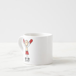 T-shirts en cadeaus met stickfigurebokser espresso kop