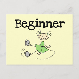 T-shirts en cadeaus voor beginners ijshockeyers briefkaart