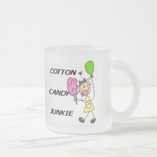T-shirts en cadeaus voor Cotton Candy Junkies Matglas Koffiemok