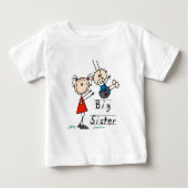 T-shirts en cadeaus voor grote zus en kleine broer (Voorkant)