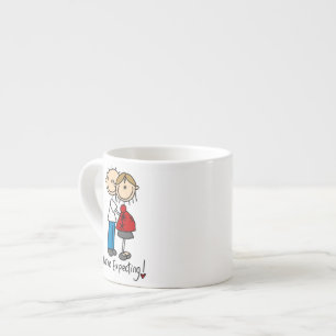 T-shirts en cadeaus voor het zwangere stel espresso kop